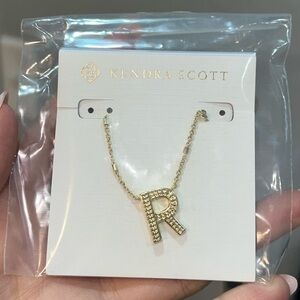 Kendra Scott R initial necklace